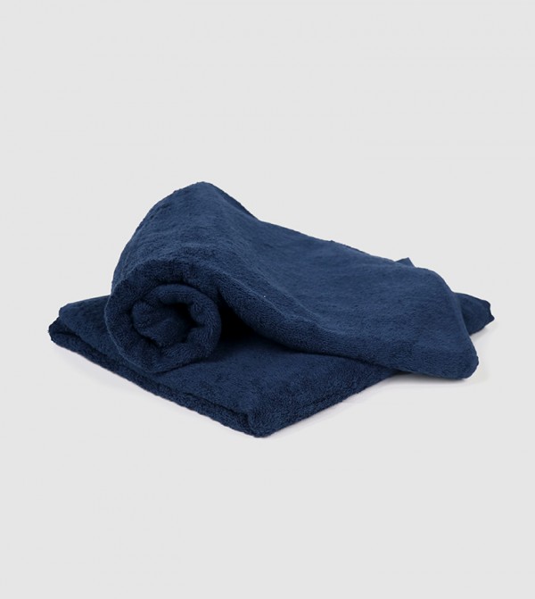 Cotton Home home - Blue Bathrobe & Towels