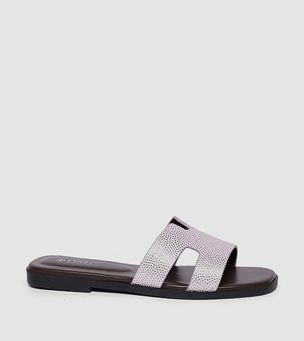 Cuple Cuple - Lilac Flat Sandals