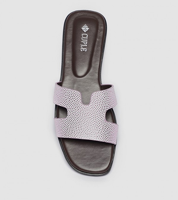 Cuple Cuple - Lilac Flat Sandals