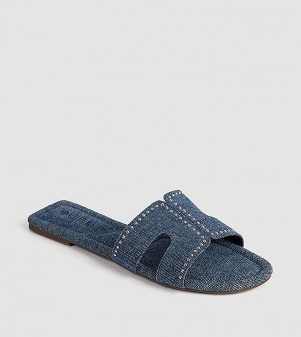 Cuple Cuple - Blue Flat Sandals