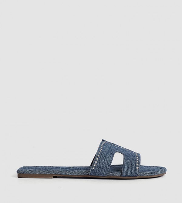 Cuple Cuple - Blue Flat Sandals