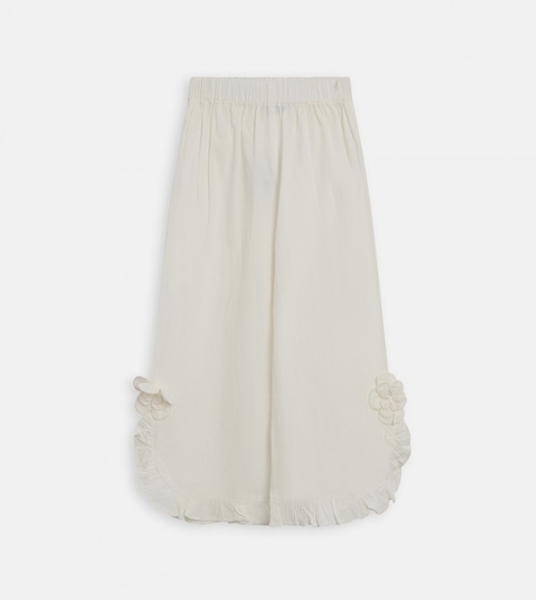 BABIES & MORE BABIES & MORE - Off White Trousers & Pants