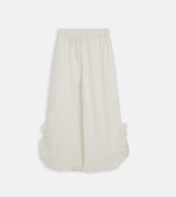 BABIES & MORE BABIES & MORE - Off White Trousers & Pants