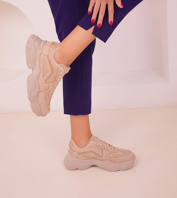 SOHO SOHO - Beige Low Top
