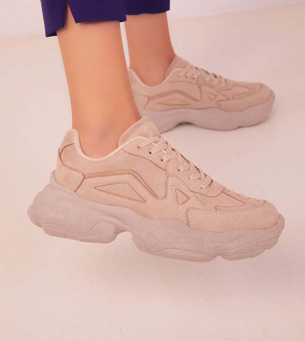 SOHO SOHO - Beige Low Top