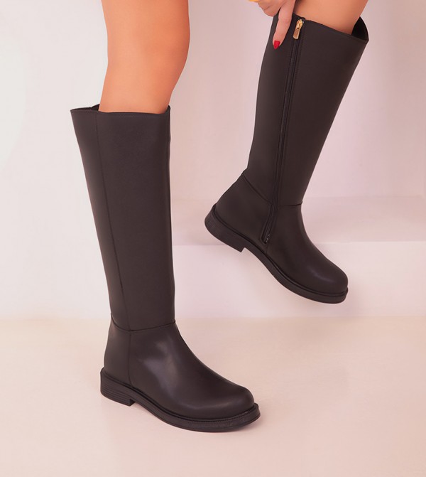 SOHO  - Black Knee length Boots