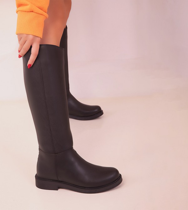 SOHO  - Black Knee length Boots