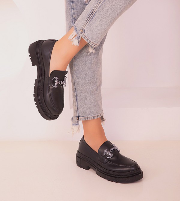 SOHO SOHO - Black Casual Slip-ons