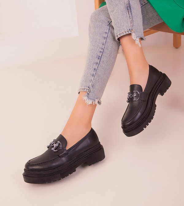 SOHO SOHO - Black Casual Slip-ons