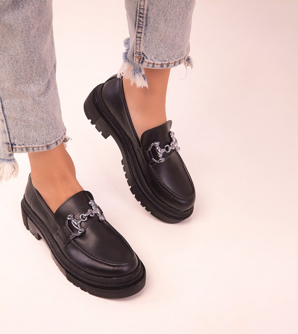 SOHO SOHO - Black Casual Slip-ons