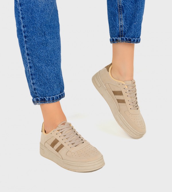 SOHO - Outlet  - Beige Low Top