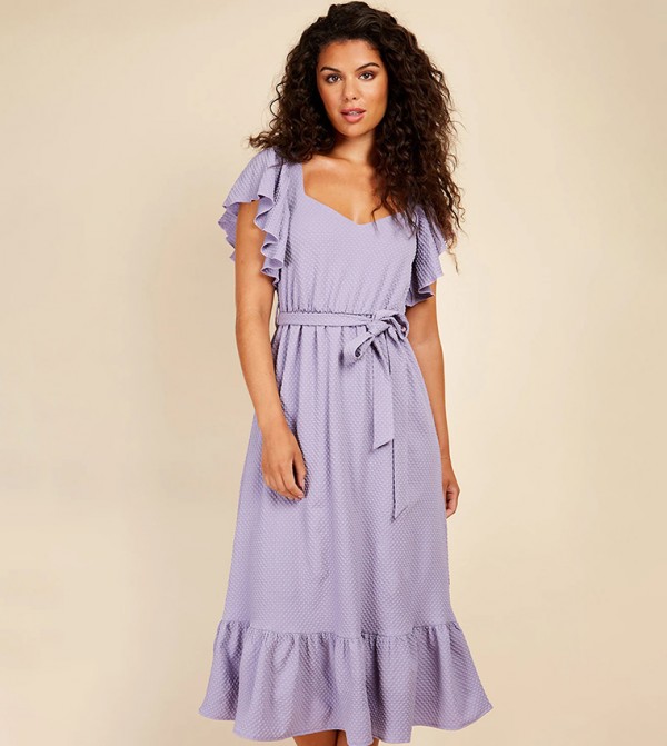 Little Mistress Little Mistress - Purple Casual Dresses
