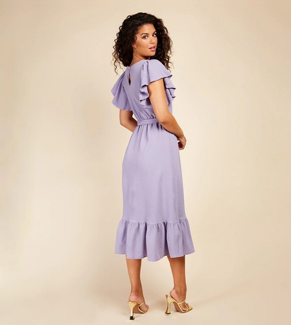 Little Mistress Little Mistress - Purple Casual Dresses