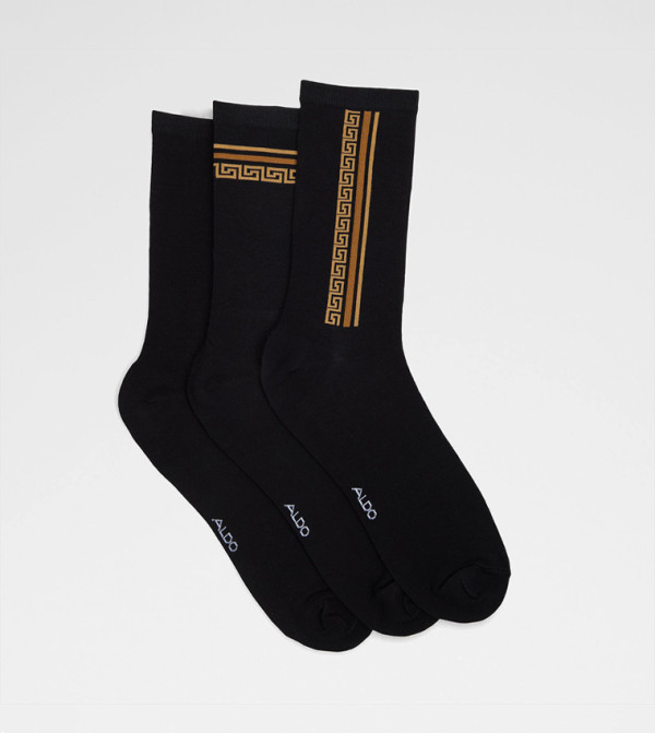 Aldo Accessories  Calf Length Socks - Black Calf Length Socks