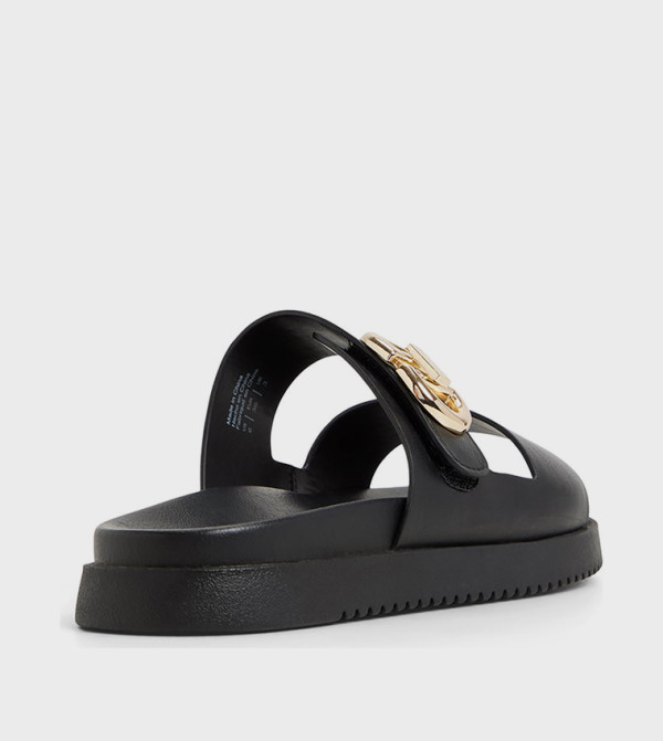 Aldo Aldo - Black Flat Sandals