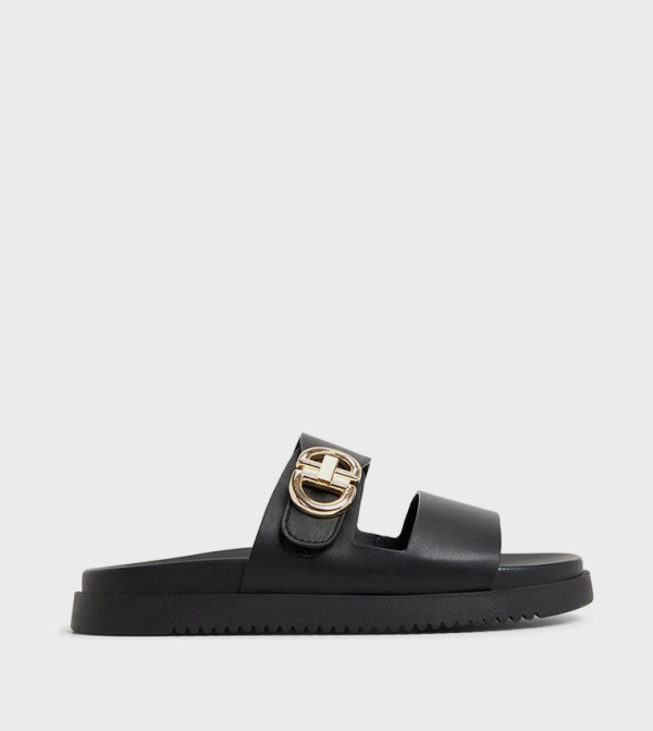 Aldo Aldo - Black Flat Sandals