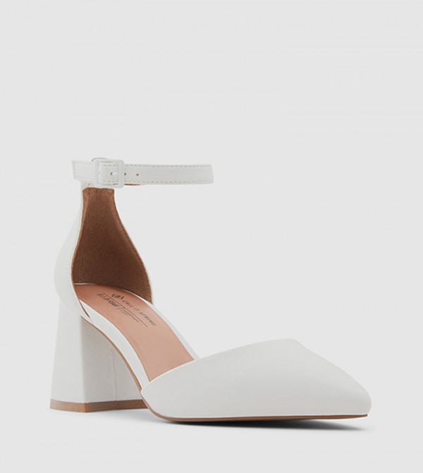 Call it Spring Pumps - White Pumps
