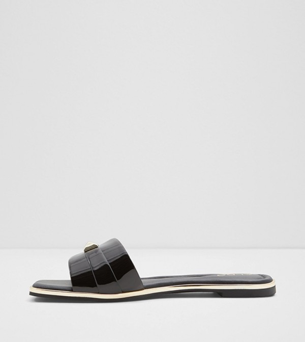 Aldo aldo-pillow-walk - Black Flat Sandals