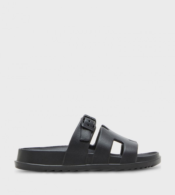 Steve Madden Steve Madden - Black Flat Sandals
