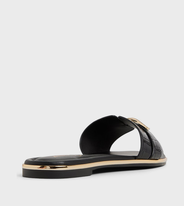 Aldo  Sandals - Black Flat Sandals