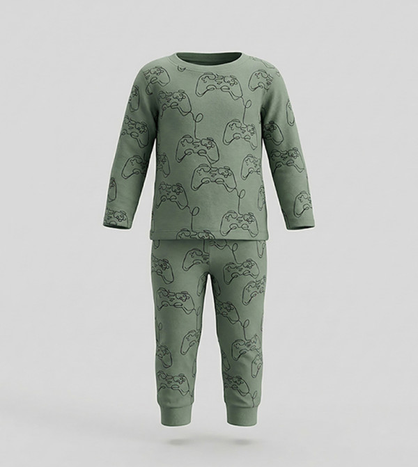 BABIES & MORE BABIES & MORE - Green Pyjama Set
