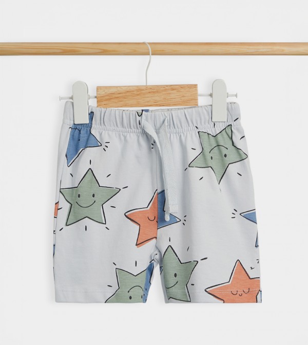 BABIES & MORE  - Blue Top & Night Shorts Sets
