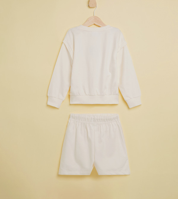 BABIES & MORE  - Cream Top & Shorts