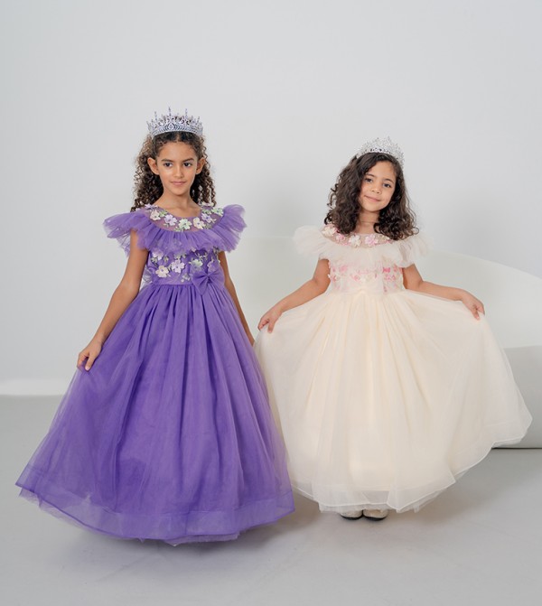 Ddaniela Party Dress - Beige Party Dress