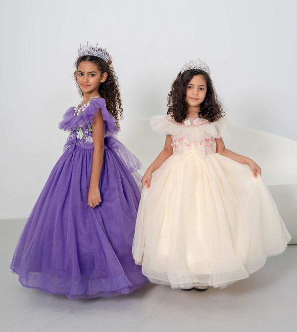 Ddaniela Party Dress - Beige Party Dress