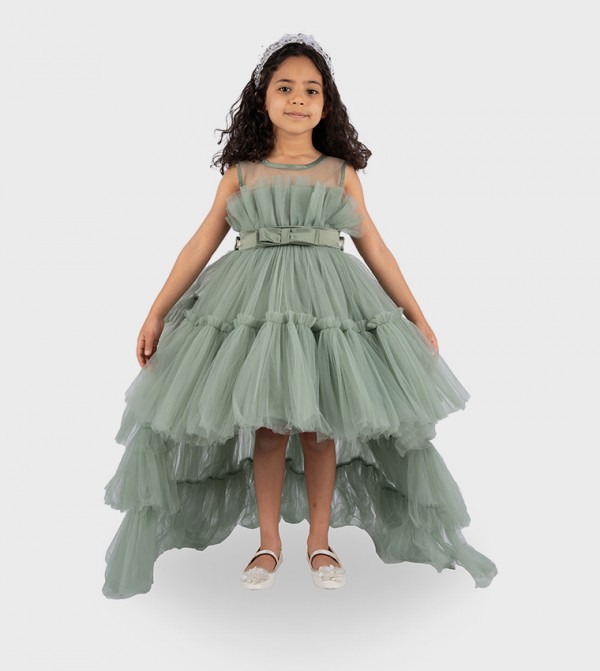 Ddaniela  - Olive Party Dress