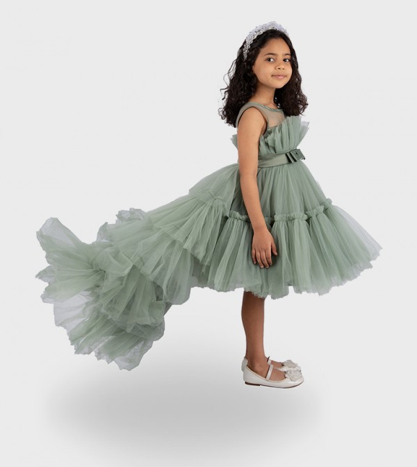 Ddaniela  - Olive Party Dress