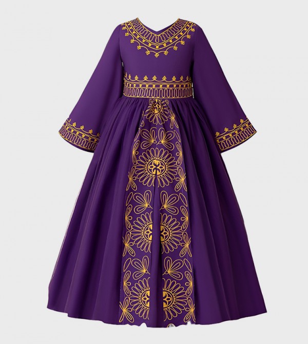 Ddaniela Ddaniela - Purple Traditional clothing