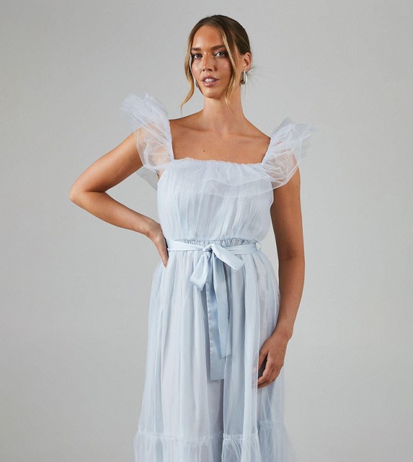 Debut London  - Light Blue Maxi Dresses