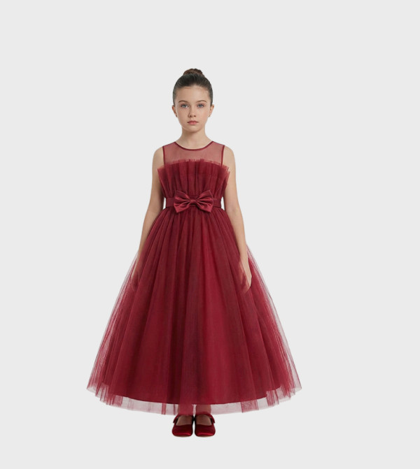 Ddaniela Ddaniela - Burgundy Party Dress