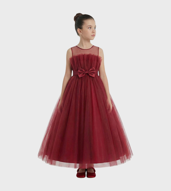 Ddaniela Ddaniela - Burgundy Party Dress