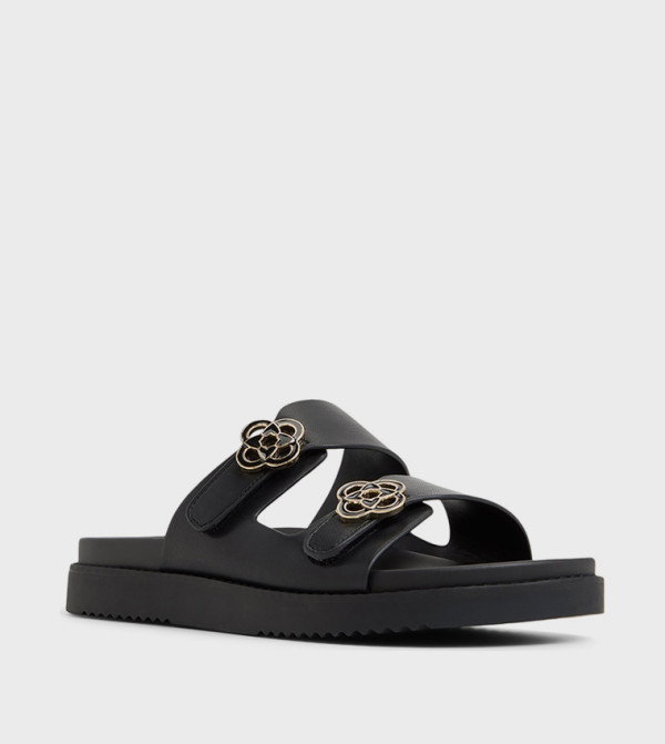 Aldo  Flat Sandals - Black Flat Sandals