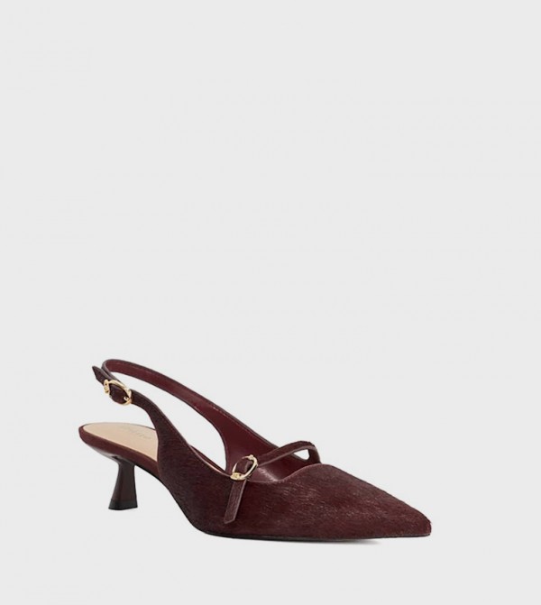 ديون لندن صنادل - بورغندي أحذية بكعب