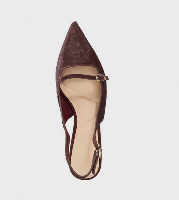 ديون لندن صنادل - بورغندي أحذية بكعب