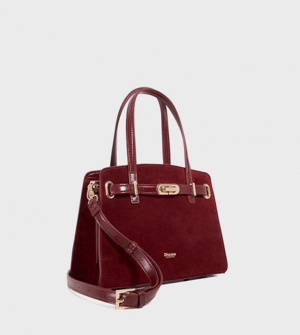 Dune London Handbags - Maroon Satchel Bags