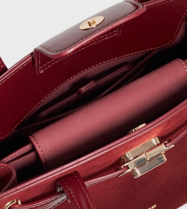 Dune London Handbags - Maroon Satchel Bags