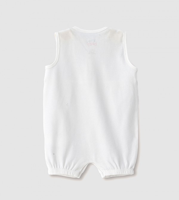 Disney Disney - White Sleeveless Rompers