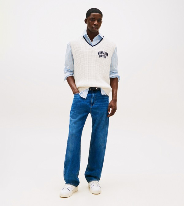 تومي جينز تومي جينز - أزرق Straight Jeans