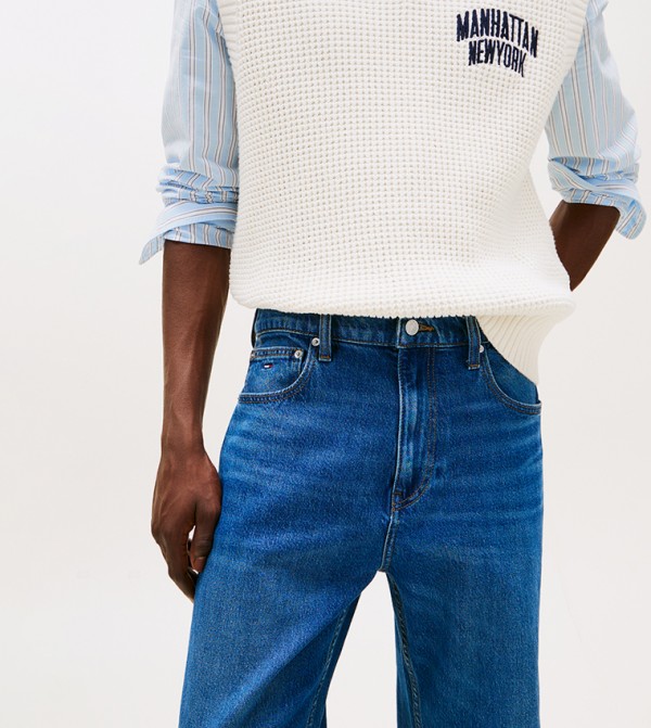 تومي جينز تومي جينز - أزرق Straight Jeans