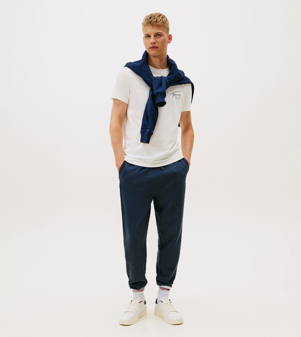 Tommy Jeans TOMMY JEANS - White Round Neck T-Shirts