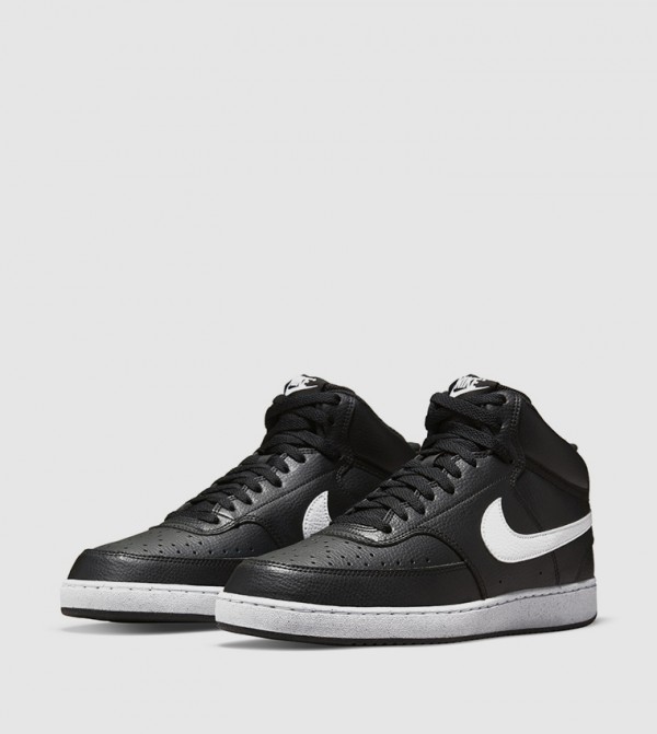 Nike  Sneakers - Black Mid Top