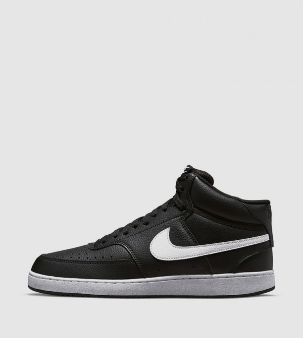 Nike  Sneakers - Black Mid Top