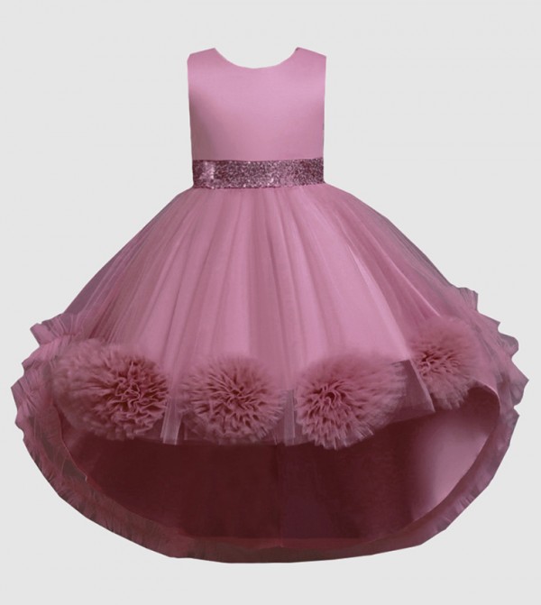 Ddaniela Kids Ramadan - Pink Party Dress
