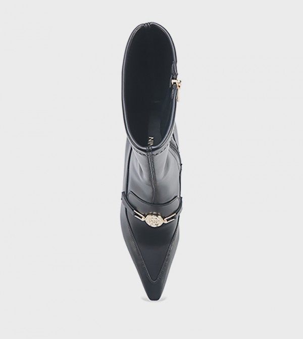ناين وست  بوت كالف - أسود Mid Calf Boots