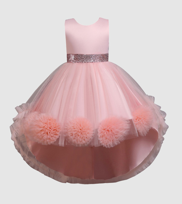 ددانييلا all clothing - وردي فستان الحفلة 