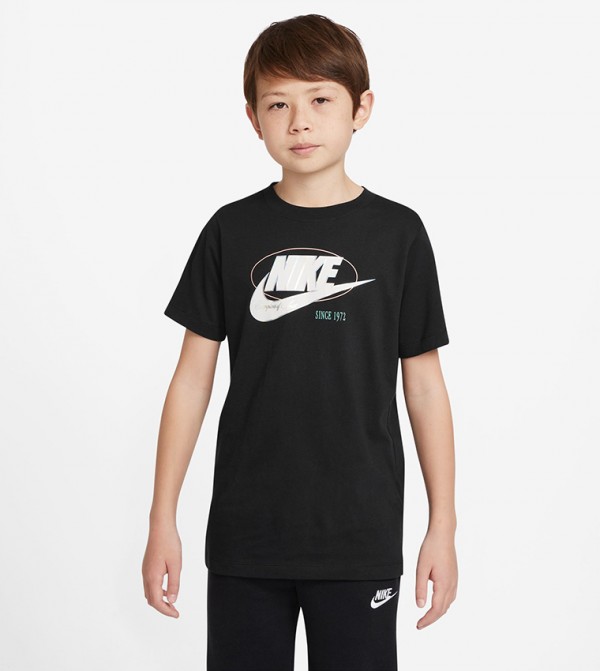 نايك تيفا - أسود T-shirts